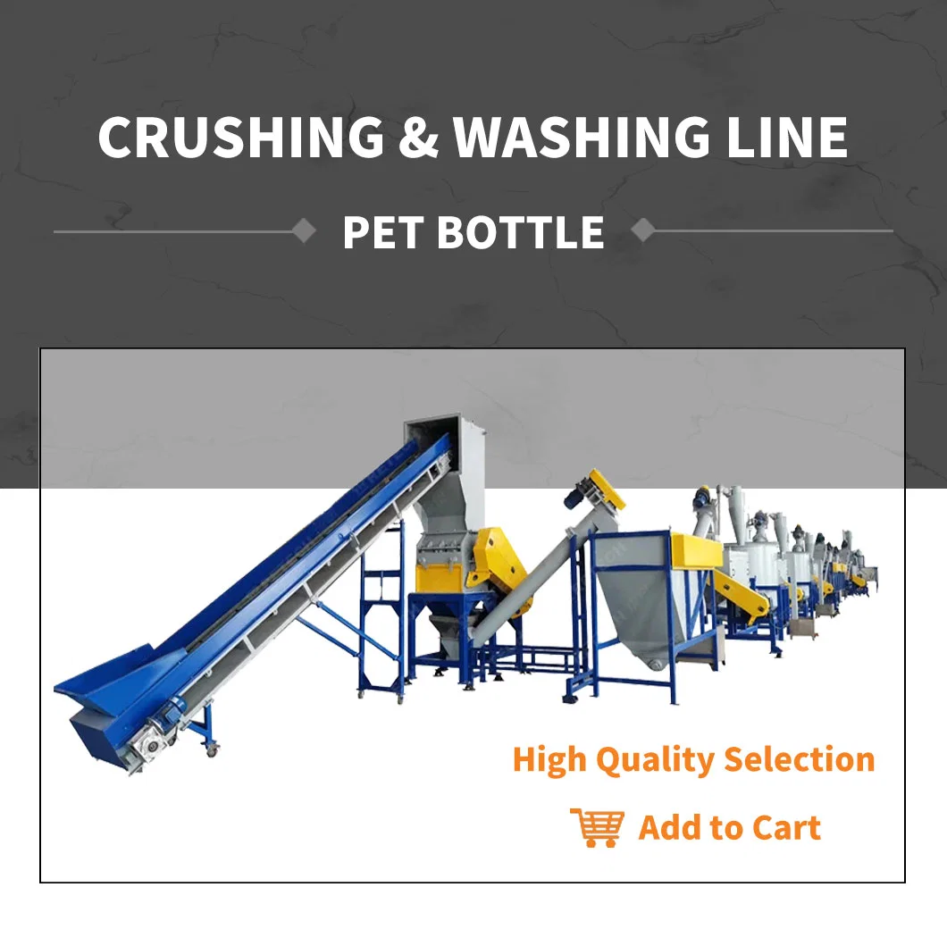 1000kg/H Waste Pet Plastic Bottle/Flakes Washing Recycling Line/Equipment/Machine