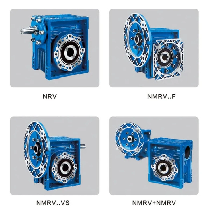 High Torque Nmrv Worm Gear AC Motor Electric Low Speed Worm Gearbox Motor Reducer