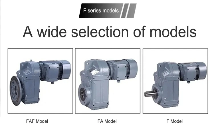 F107 Parallel Shaft Helical Gear Speed Reducer